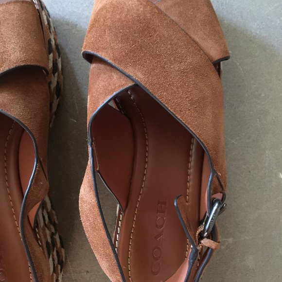 Coach sandals platforms/wedges size 11 - Picture 11 of 15